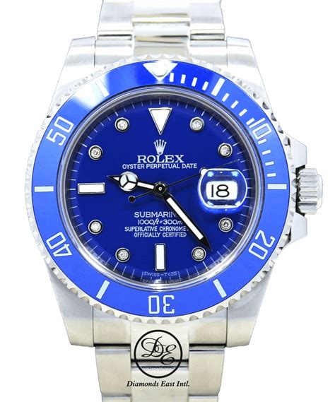 rolex submariner 116610 blue|Rolex Submariner 116610 full set.